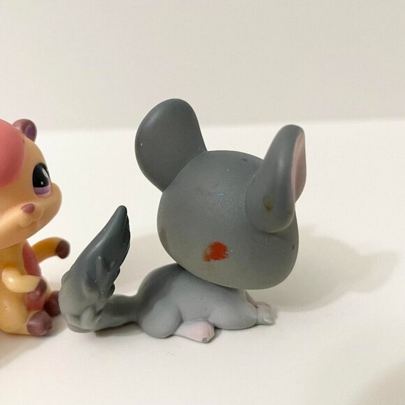 LPS Littlest Pet Shop Lot of 4 Squirrel Chinchilla Raccoon Albany Perth Chipmunk - Picture 10 of 16